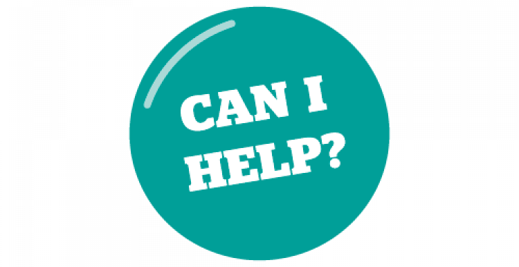 Infographic saying Can i help