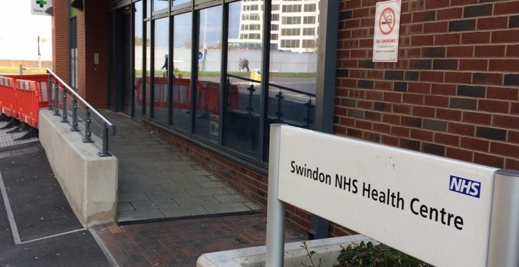 Entrance of Swindon NHS Health Centre