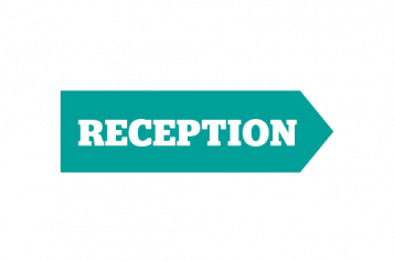 Infographic of reception sign