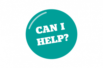 Infographic saying Can i help