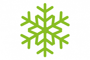 Infographic of a snowflake