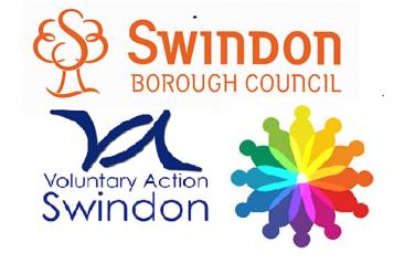SBC logo, Voluntary Action Swindon logo and an equality logo