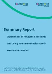image of summary report front cover
